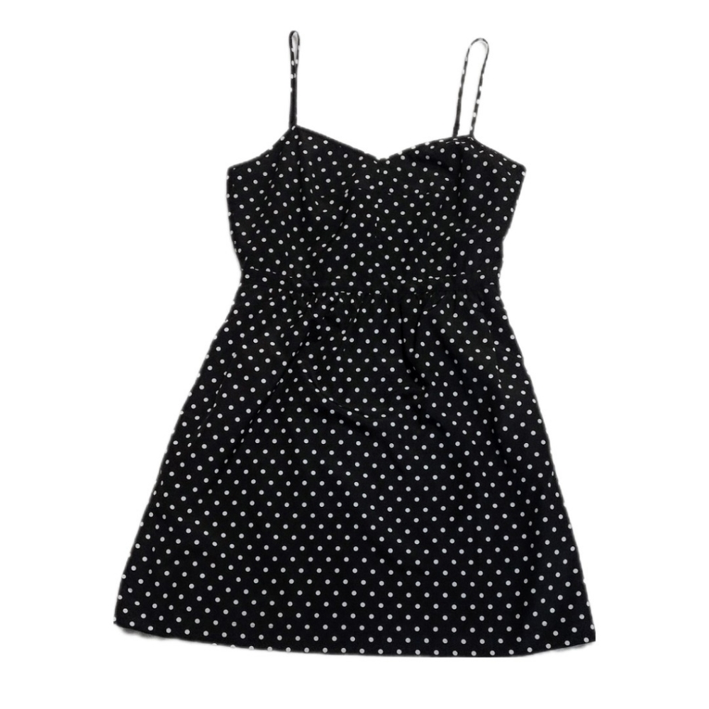 J. Crew Spaghetti Strap Polka Dot Dress